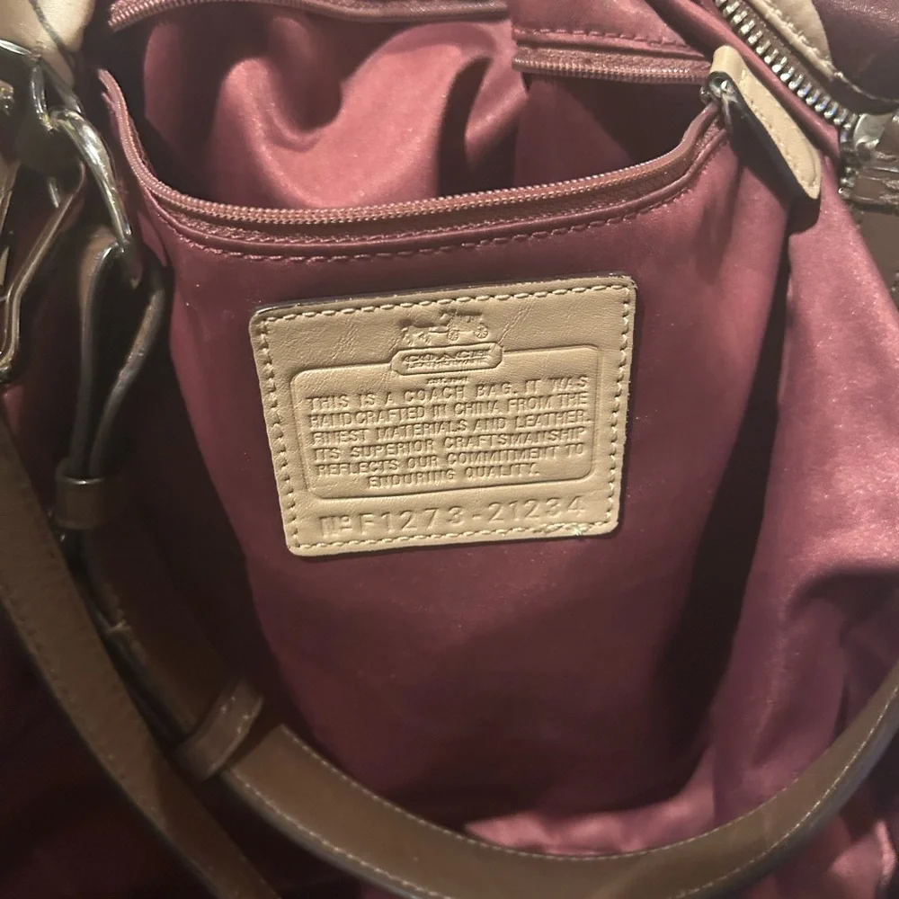 Coach Madison metallic Isabelle’s satin clutch and shoulder bag. - Picture 6 of 15